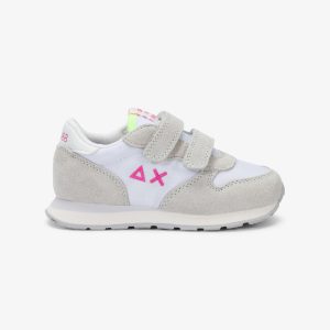 SUN68 Sneaker • Bianco Fuxia