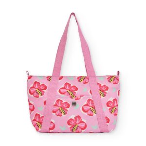 Borsa da bambina in tessuto con chiusura con zip